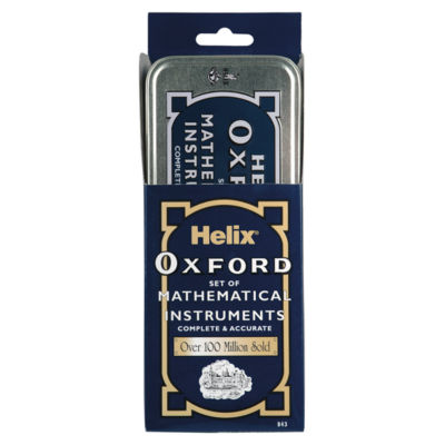 Helix OxFord Set Of Mathematical Instruments Compasses Rules 