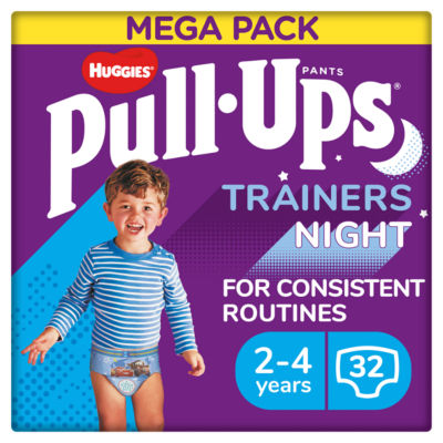 Huggies Pull-Ups® Night Boy 32 Big Kid Training Pants - ASDA Groceries