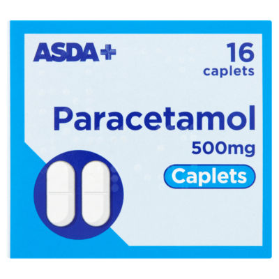 ASDA Paracetamol 500mg Caplets - ASDA Groceries