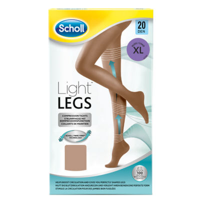4 X Scholl Nude Compression Tights Size Small Light Legs 20 Denier RRP £15 New 