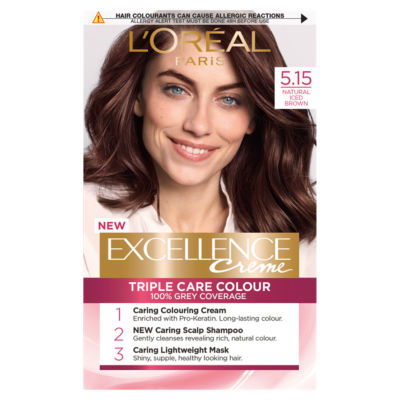 L'Oreal Excellence Color Creme  Iced Brown Hair Permanent Dye - ASDA  Groceries