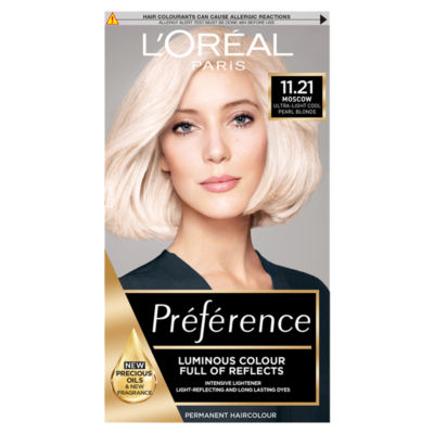 L'Oreal Preference Hair Dye Long Lasting Luminous Permanent Hair Colour   Moscow - ASDA Groceries