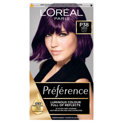 L'Oréal Preference Infinia P38 Dark Purple Hair Dye - ASDA Groceries