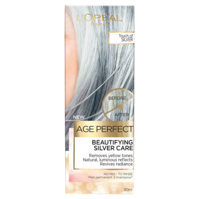 L'Oreal Age Perfect Colour Care Silver Grey Hair Toner - ASDA Groceries
