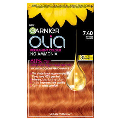 Garnier Olia  Intense Copper No Ammonia Permanent Hair Dye - ASDA  Groceries