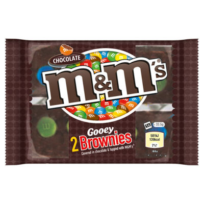 McVitie's M&M's Duo 2 Chocolate Brownie - ASDA Groceries