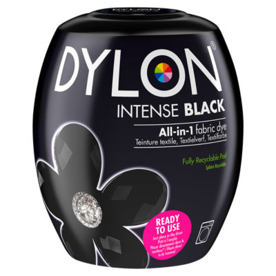 Dylon Intense Black All-in-1 Fabric Dye - ASDA Groceries