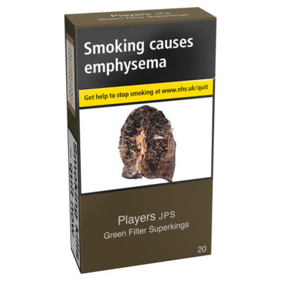 Players JPS Green Filter Superkings Cigarettes - ASDA Groceries