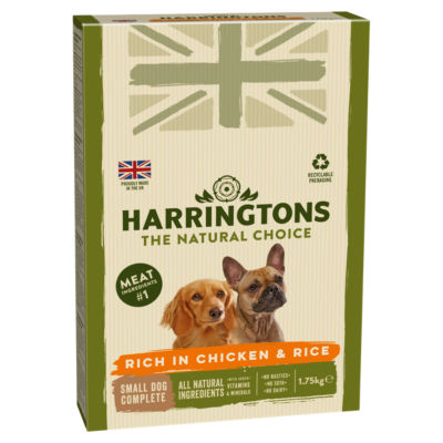 evenaar identificatie Hertog Harringtons Complete Rich in Chicken with Rice Dry Adult Small Dog Food -  ASDA Groceries