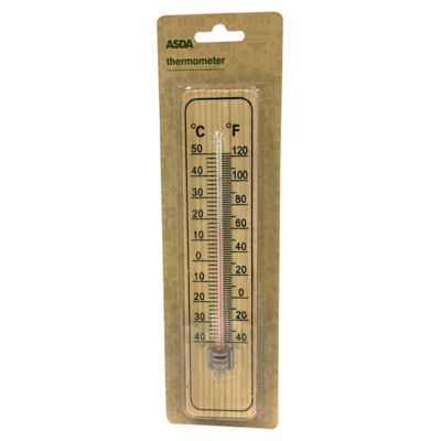 Asda High Quality Kitchen COOK Stainless Steel Fridge Freezer Thermometer hang THERMO 27345658 
