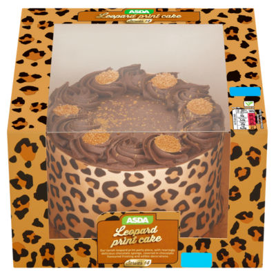ASDA Leopard Print Celebration Cake - ASDA Groceries