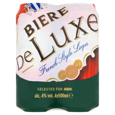 ASDA Bière De Luxe French Style Lager - ASDA Groceries
