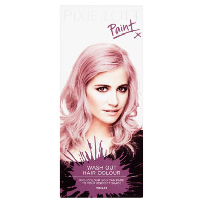 Pixie Lott Paint Wash Out Hair Colour Violet - ASDA Groceries