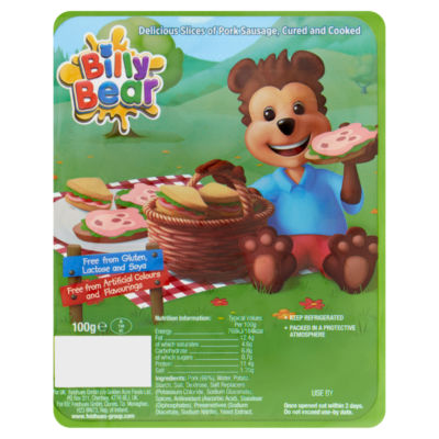 Character Kids Billy Bear Meat Slices - ASDA Groceries