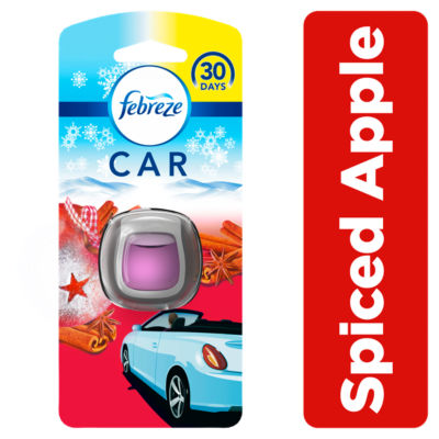 Febreze Air Freshener Car Clip Spiced Apple 1 Unit - ASDA Groceries