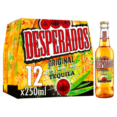 Desperados tequila flavoured beer