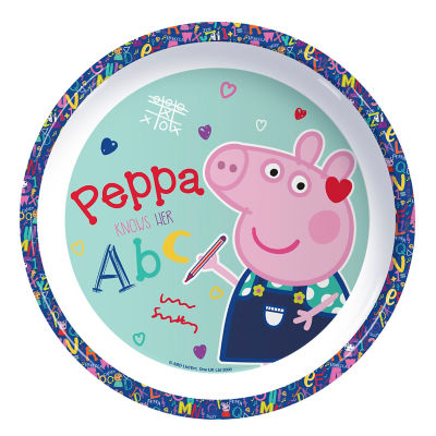 BPA Free. Peppa Pig® 16PC Peppa Pig & George Childs Bumper Meal Tableware Set 