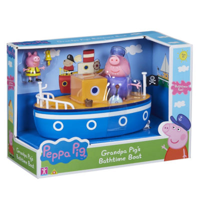 Peppa Pig Grandpa's Bathtime Boat with Peppa and Grandpa Removable Figures 