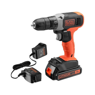 black and decker 18v cordless drill from