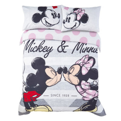 Minnie Mouse Reversible Duvet Set, Mickey And Minnie Mouse Duvet Cover Double