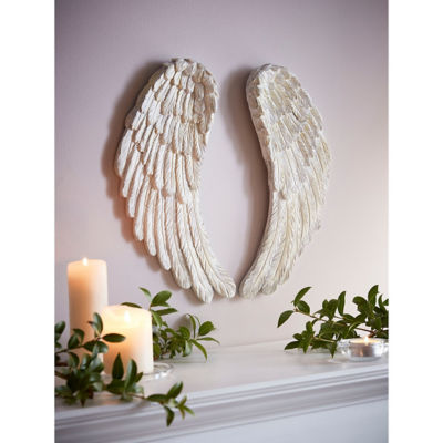George Home Angel Wings Wall Decoration Asda Groceries - Angel Wings Wall Art Asda