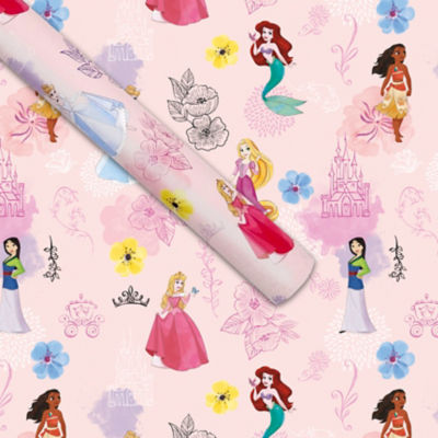 Princess 4 Rolls Gift Wrap Disney Princess 
