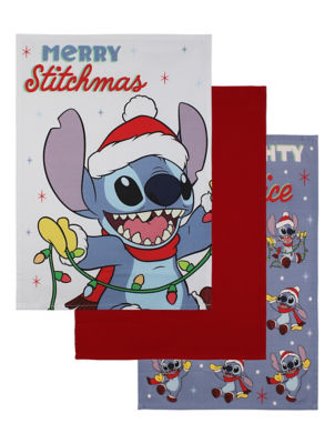 George Home Stitch Christmas Tea Towels - ASDA Groceries