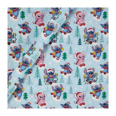 George Home Disney Stitch Wrapping Paper 3.5m - ASDA Groceries