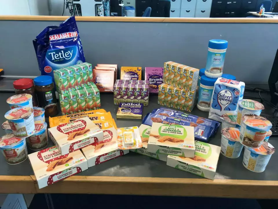 Drinks and snacks to fuel the Intensive Care  colleagues  | Asda Canterbury