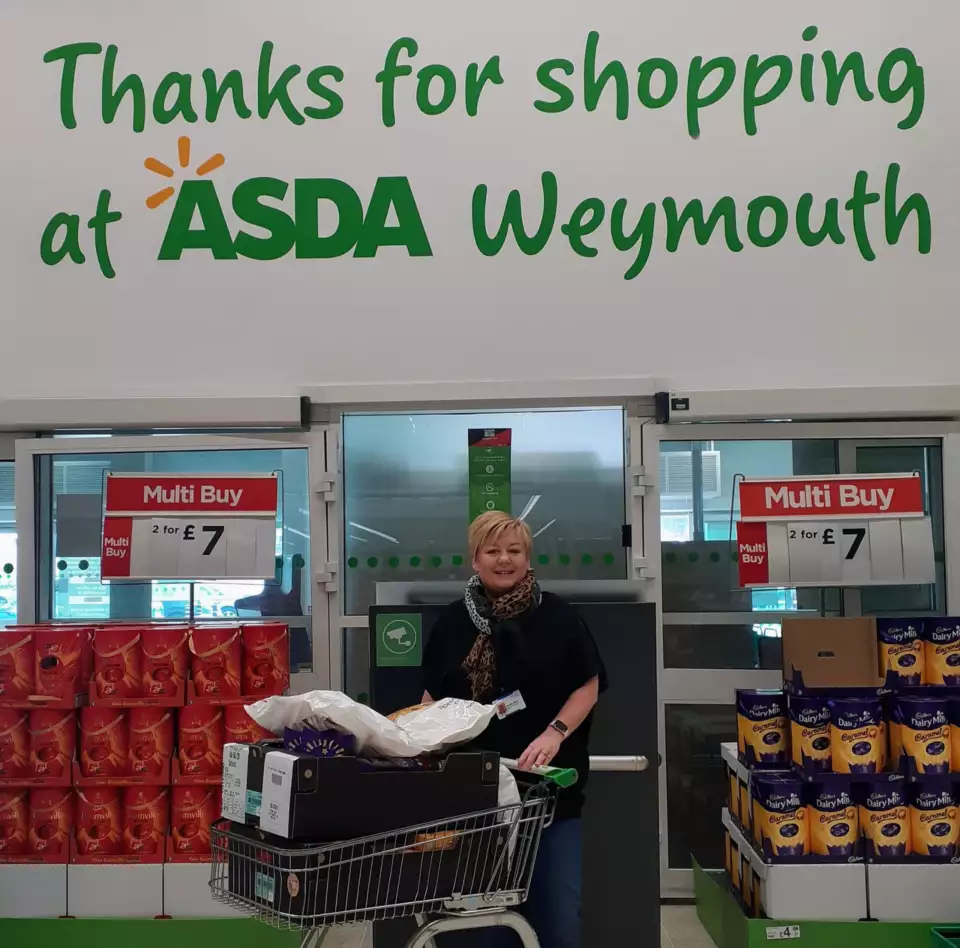 Donation from Asda Weymouth for NHS staff at Westhaven Hospital | Asda Weymouth