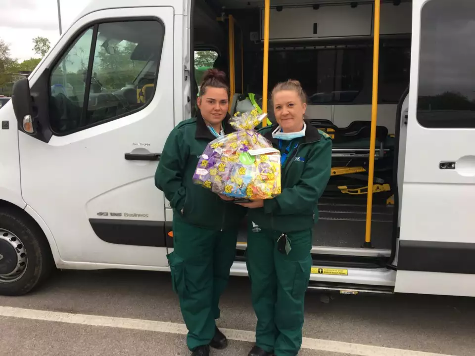 Donation to paramedics 💙 | Asda Clayton Green