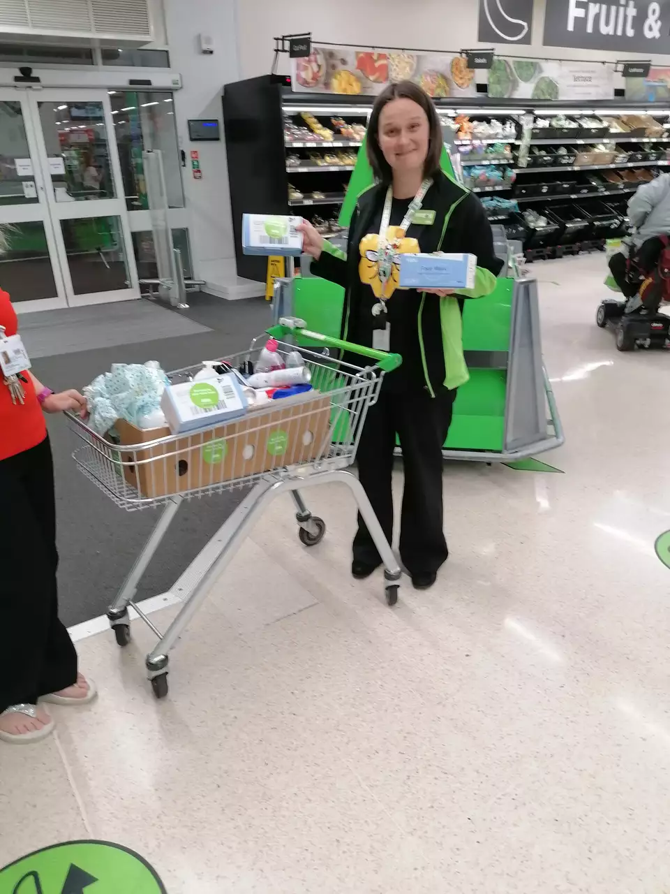 Face mask donations to local care homes | Asda Wythenshawe