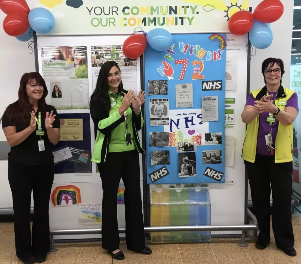 Happy 72nd Birthday to our beloved NHS From everyone at ASDA Longwell Green . | Asda Longwell Green