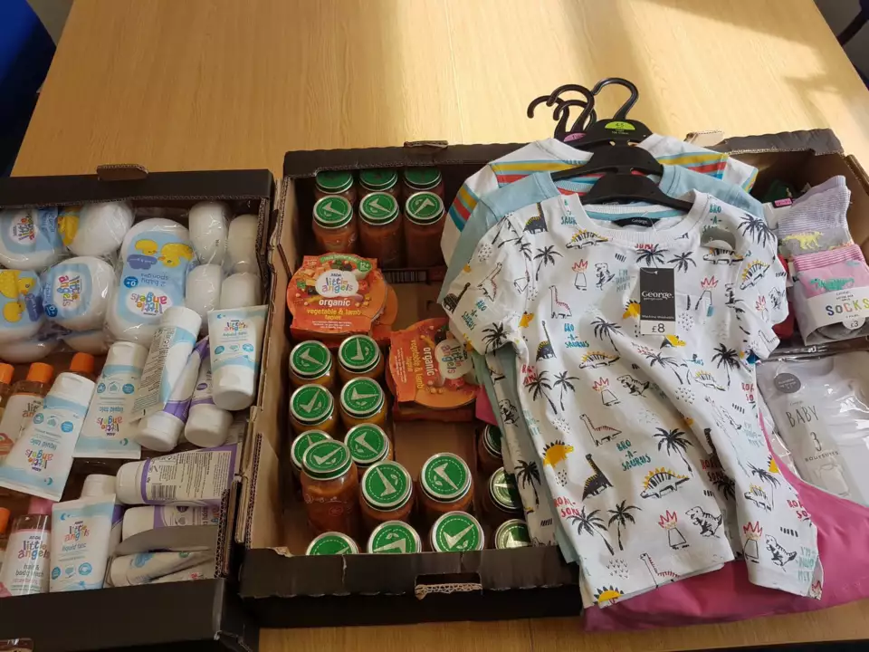 Donation of baby products to the KidStuff project | Asda Pilsworth