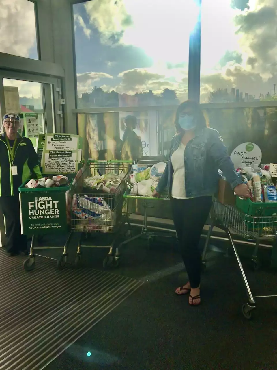 Foodbank donation collections  | Asda Pwllheli