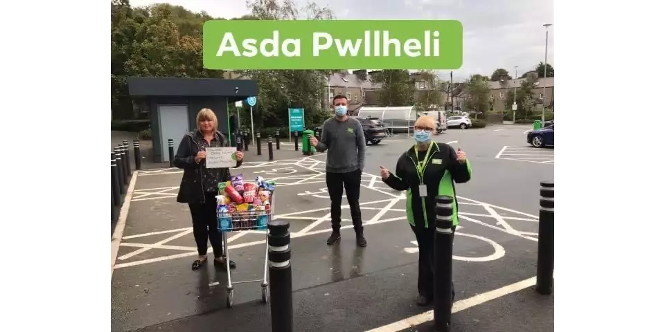 Donation of goods for the staff and residents at Dolwar Residential Care Home  | Asda Pwllheli