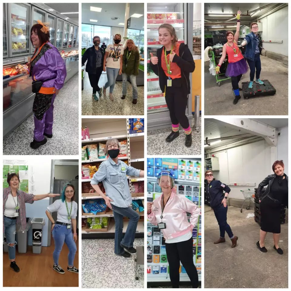 We celebrate 'Asda Price' by dressing up in 70s, 80s and 90's gear | Asda Ashton