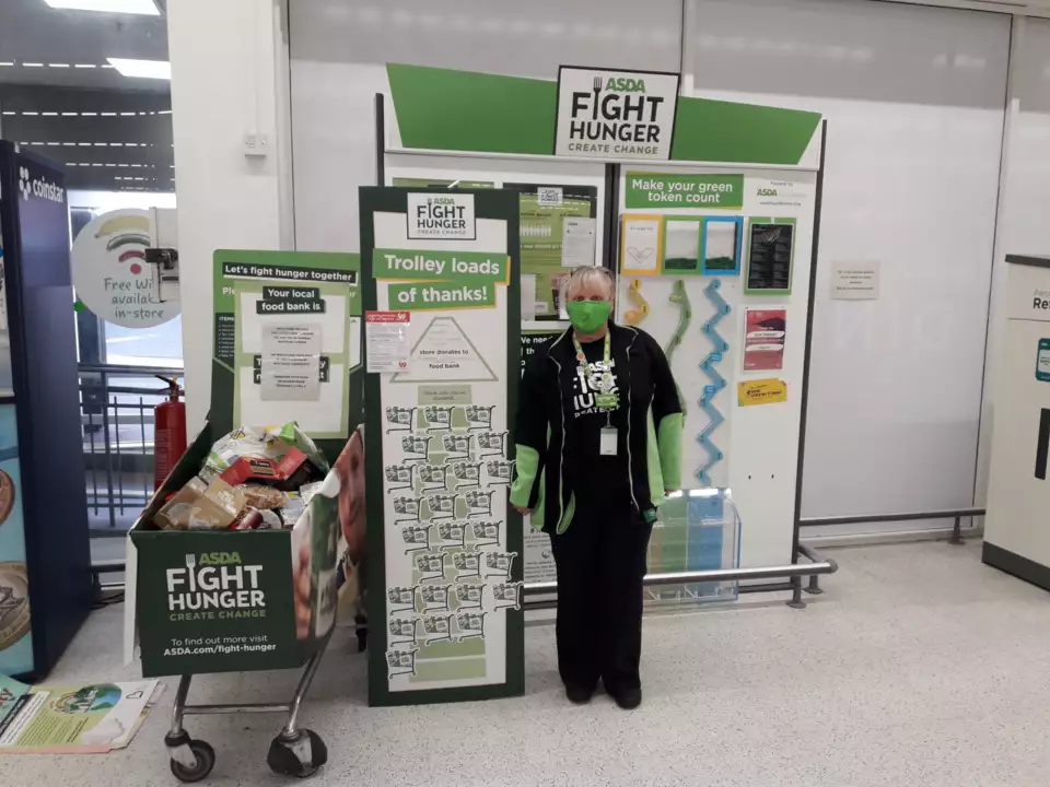 Local food bank trolley support | Asda Thornaby