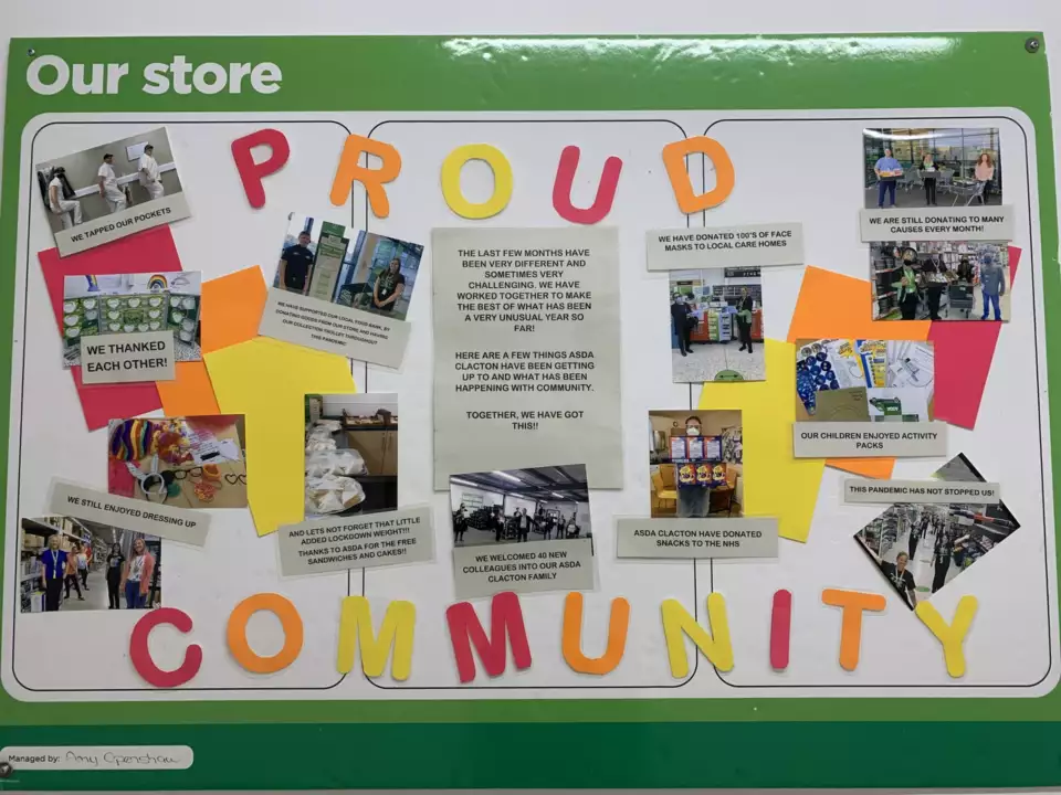 Community board  | Asda Clacton-on-Sea