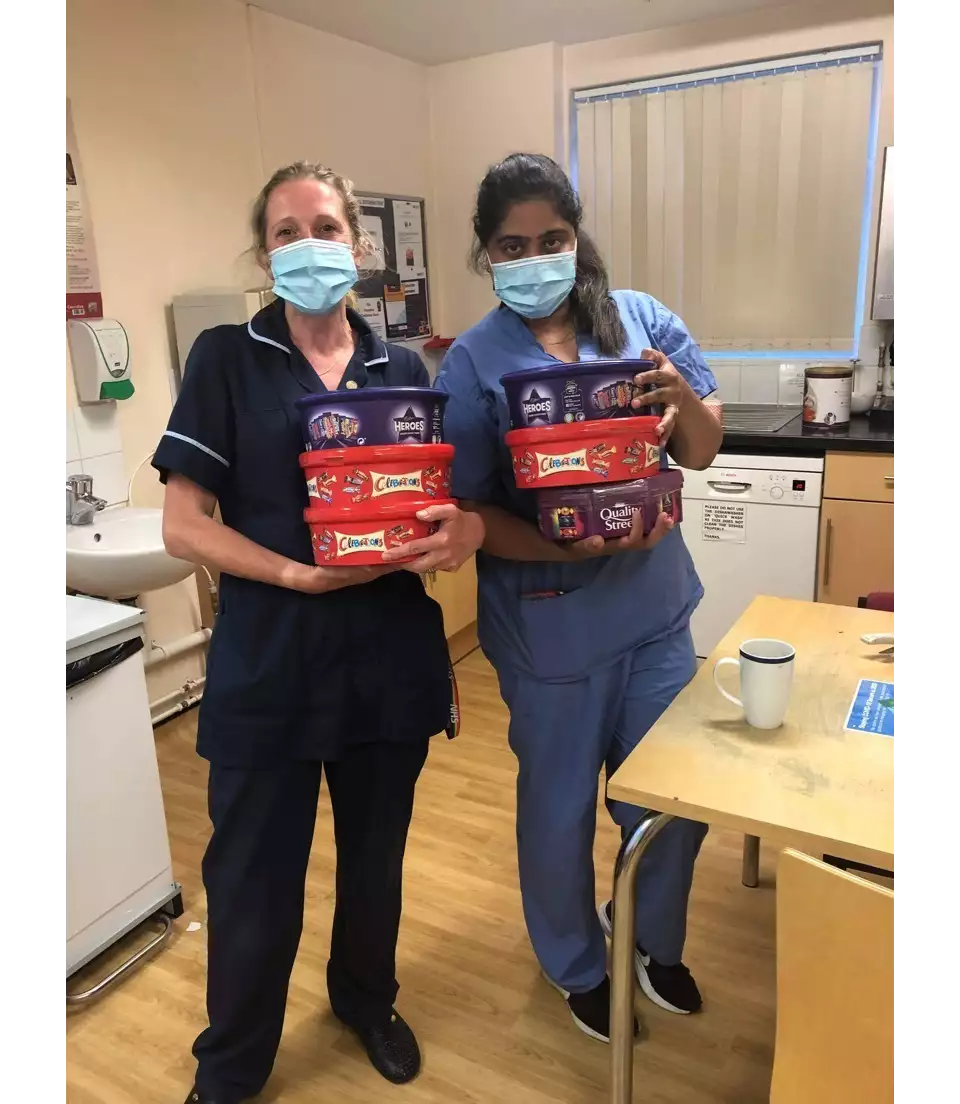 Chocolate donation for the staff at Clacton Hospital | Asda Clacton-on-Sea