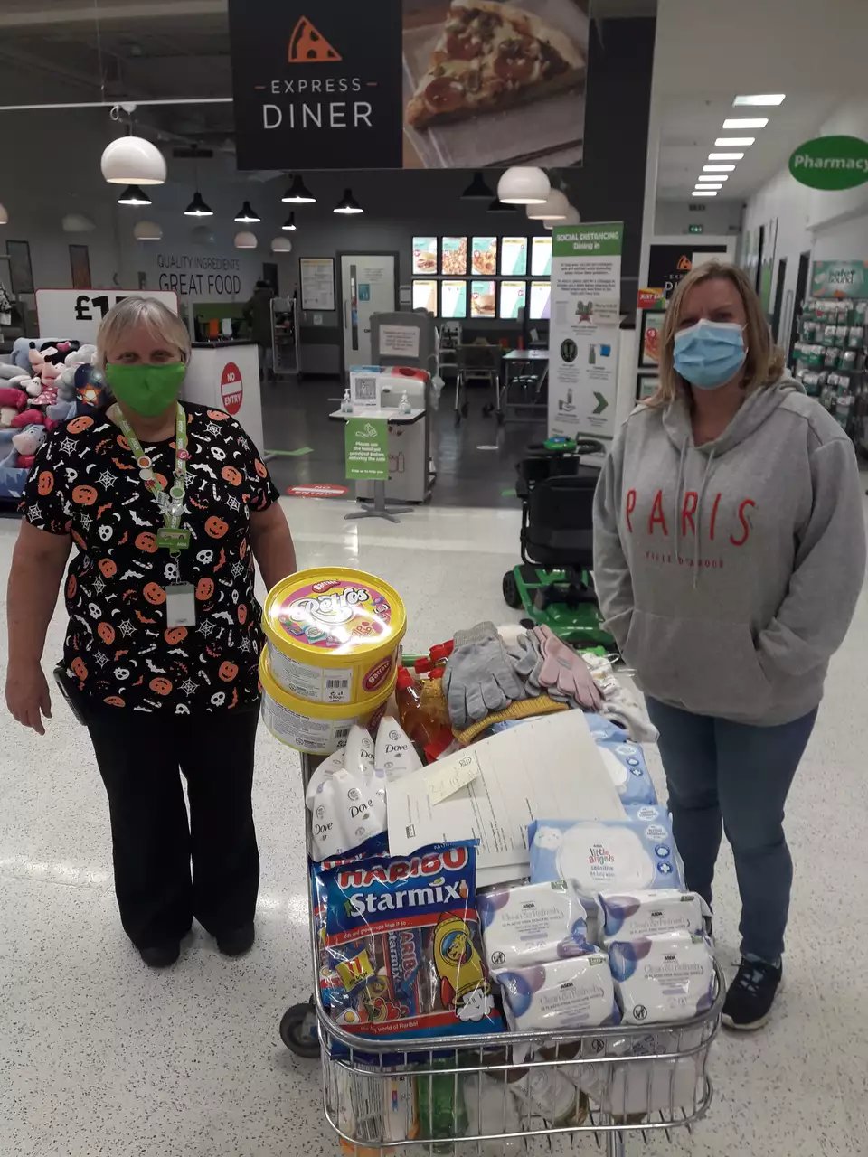 Donation to a way out womens refuge | Asda Thornaby