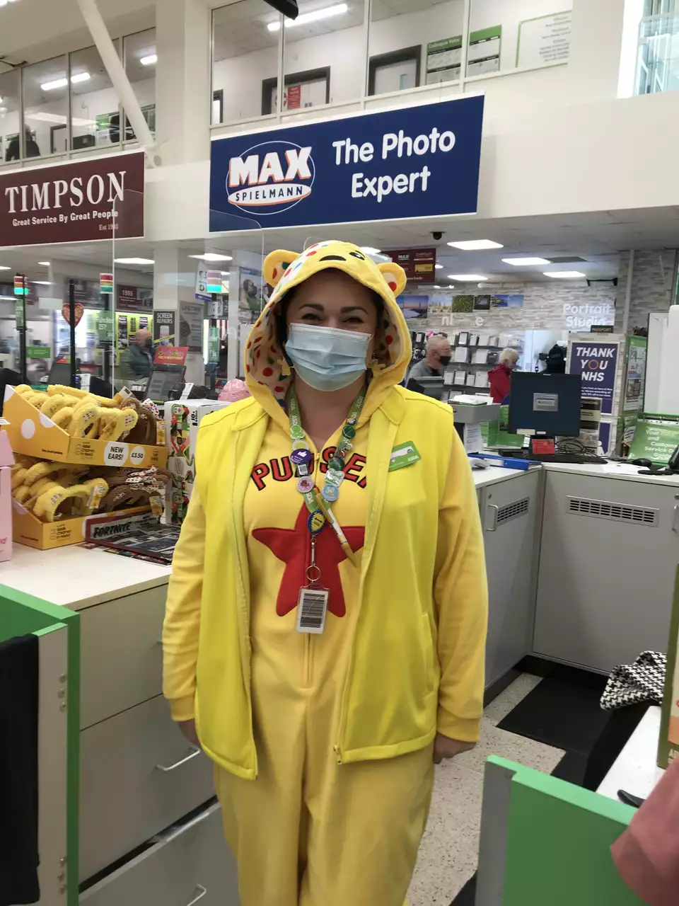 Celebrating Children in Need with a fancy dress day  | Asda Swansea