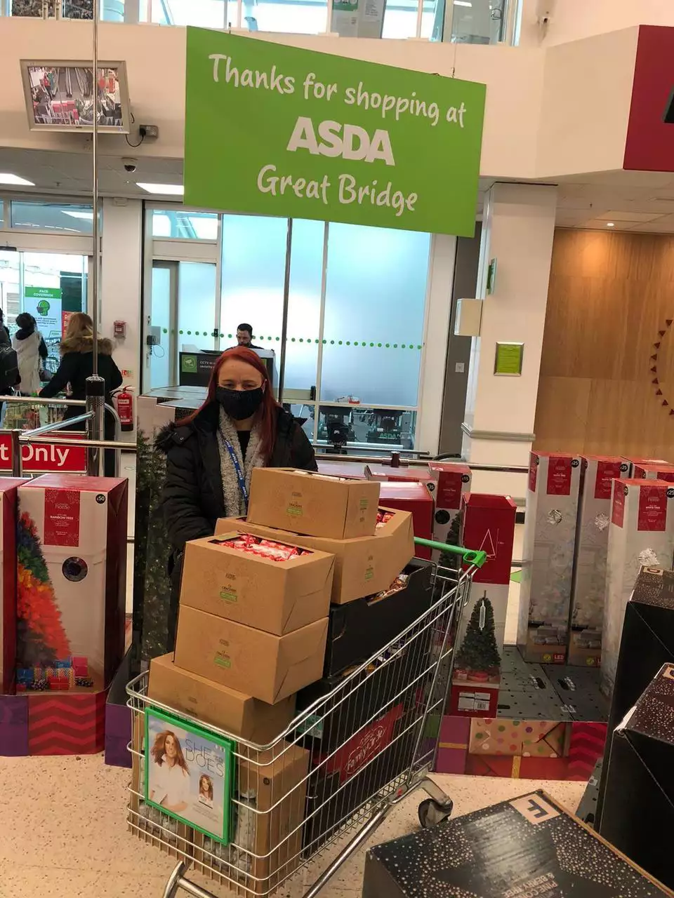 A kind donation to black country womens aid  | Asda Great Bridge