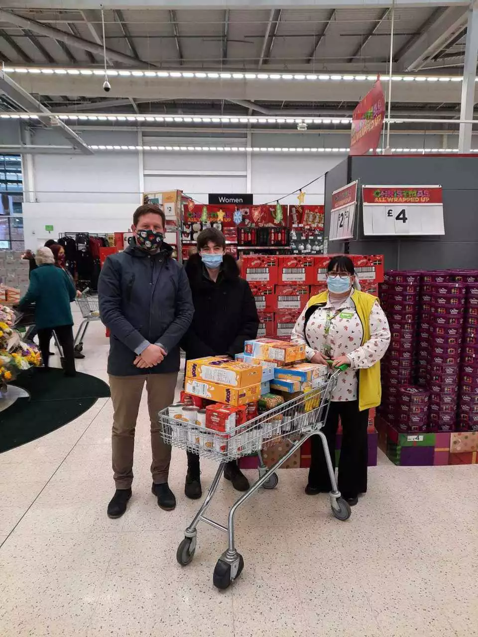 Food donation to the Aspire Academy  | Asda Worcester