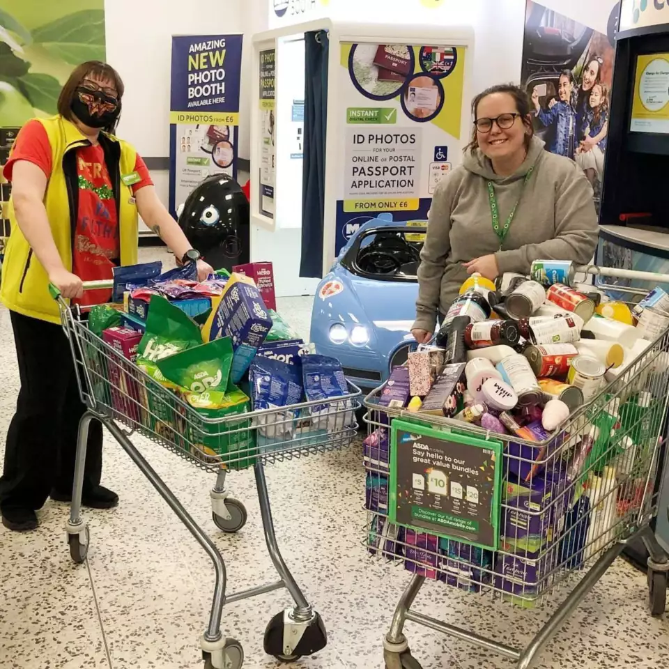 Colleagues support local food bank | Asda Gosforth