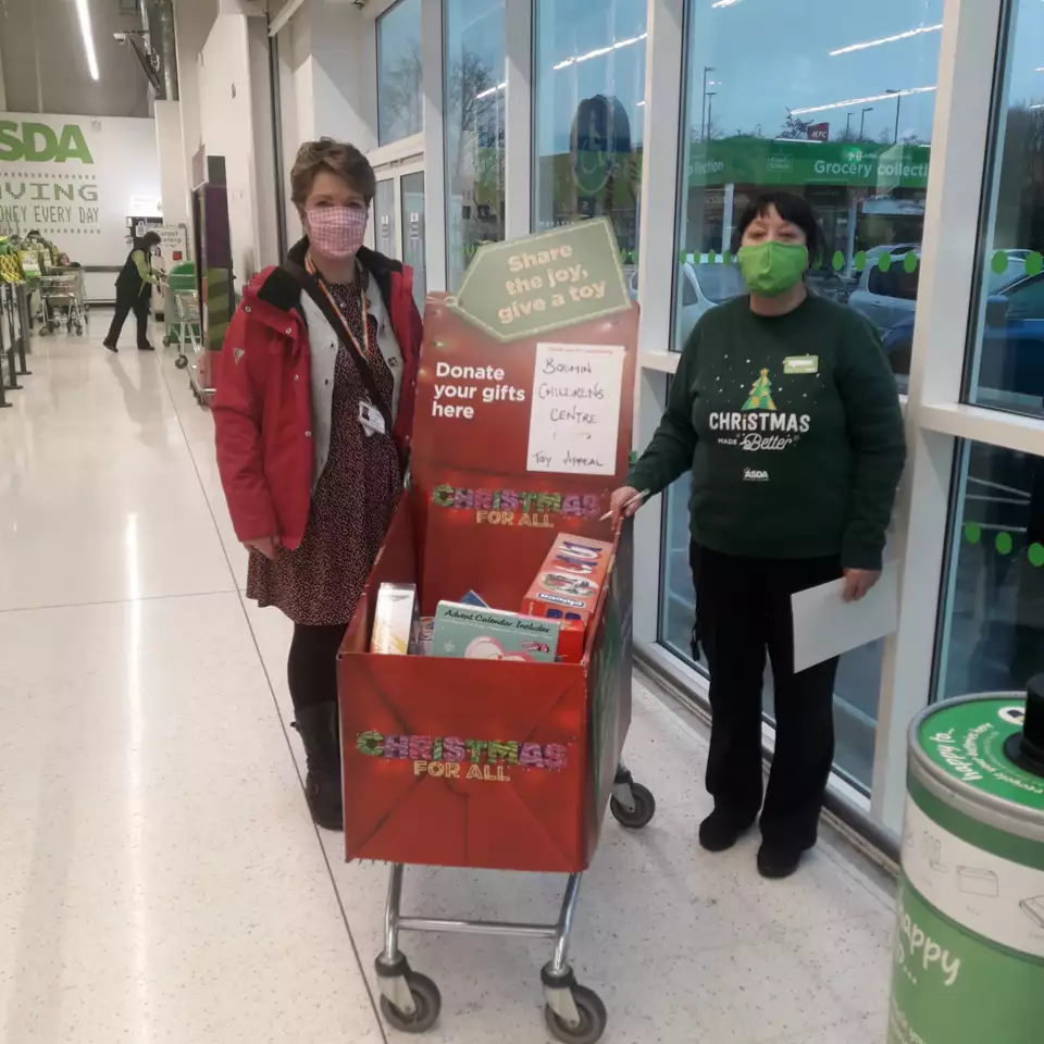 Thanks for supporting our toy appeal | Asda Bodmin