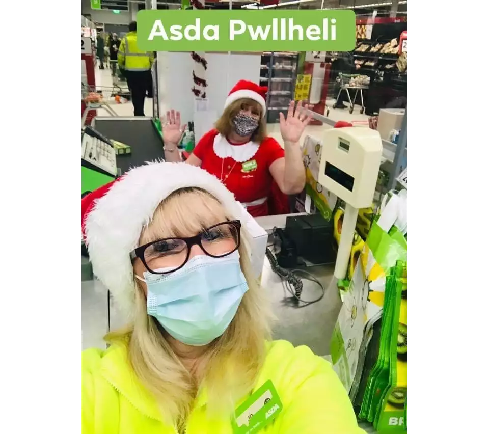 Christmas fun with colleagues  | Asda Pwllheli