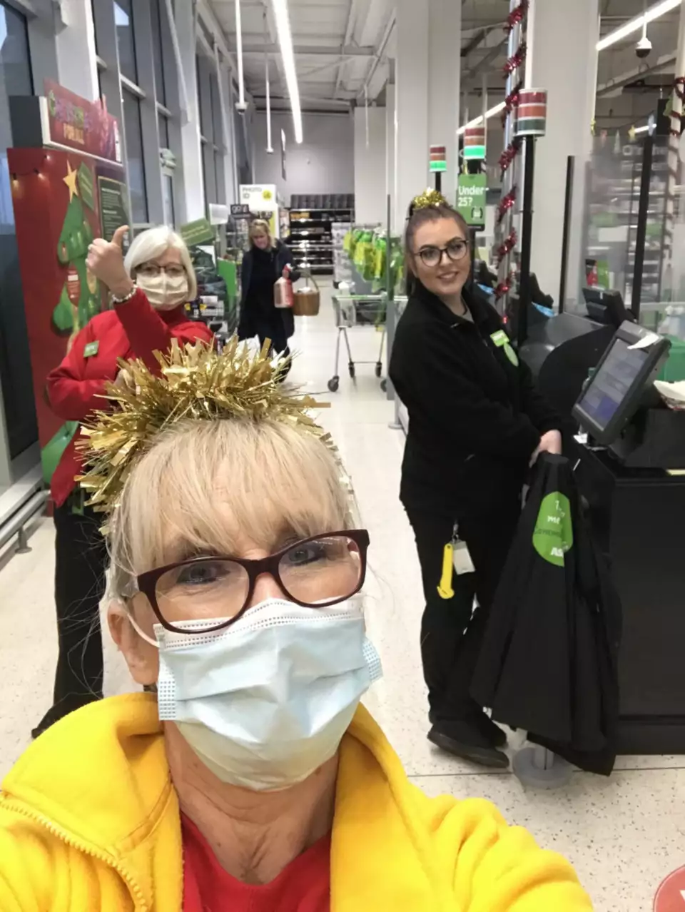 Christmas fun with colleagues  | Asda Pwllheli