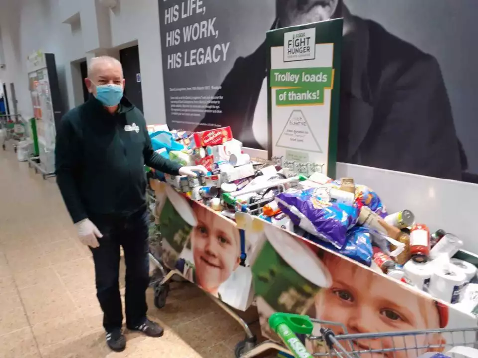 Thanks for your food bank support | Asda Blantyre