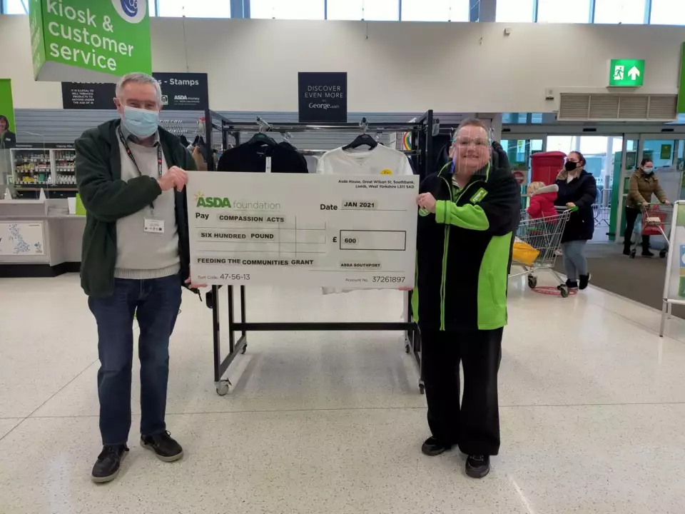Donation for Compassion Acts | Asda Southport